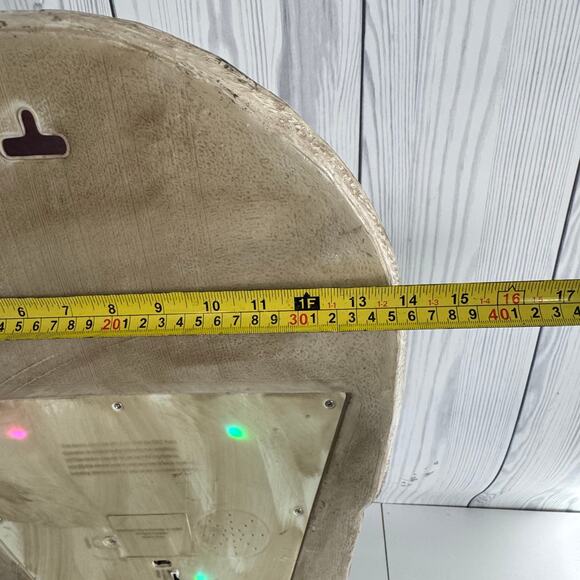 Discontinued Halloween Decoration Scary Jack O Lantern Skull Face Sounds 24x 10 - Picture 8 of 8